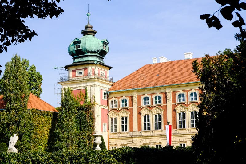 Lancut kasztel siedziba Pilecki, Lubomirski i Potocki rodziny, zdjęcia stock Lancut kasztel siedziba Pilecki, Lubomirski i Potocki rodziny, zdjęcia stock