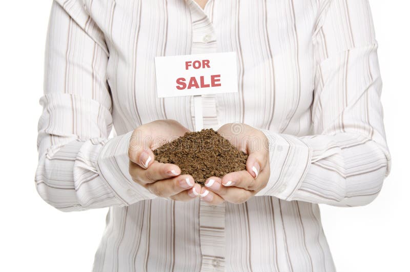 Land für Verkauf lizenzfreie stockbilder Land für Verkauf lizenzfreie stockbilder