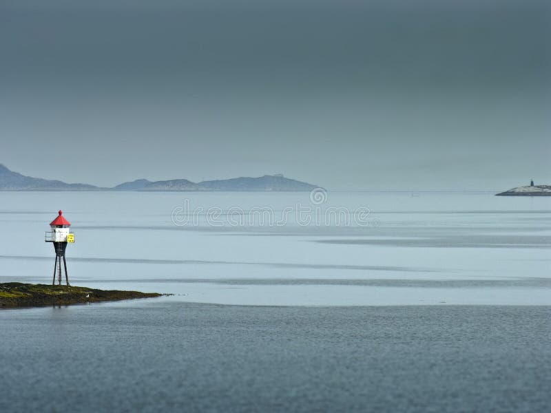 Land Marker Buoy in Norway Sea Stock Image Image of fjords, fishing