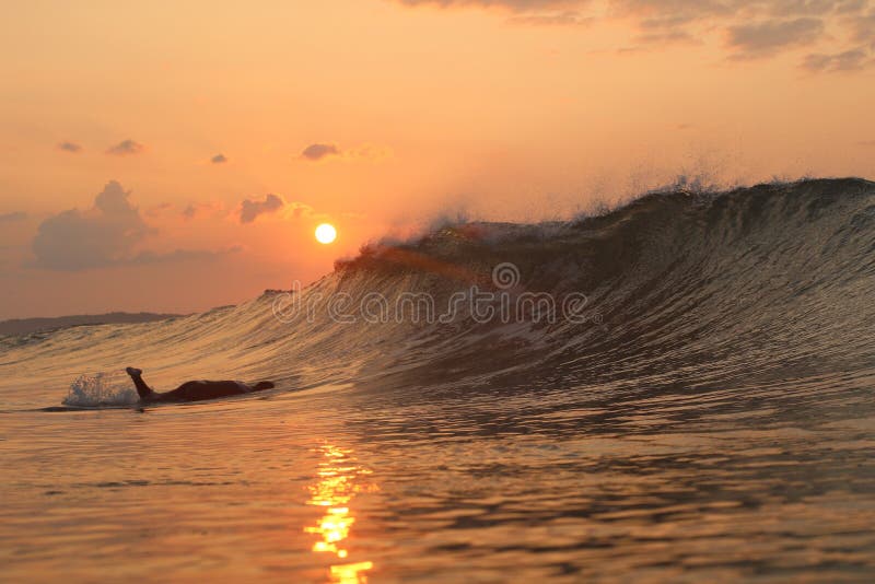 Land of the rising sun, Japan ocean sunrise along the Pacific coast