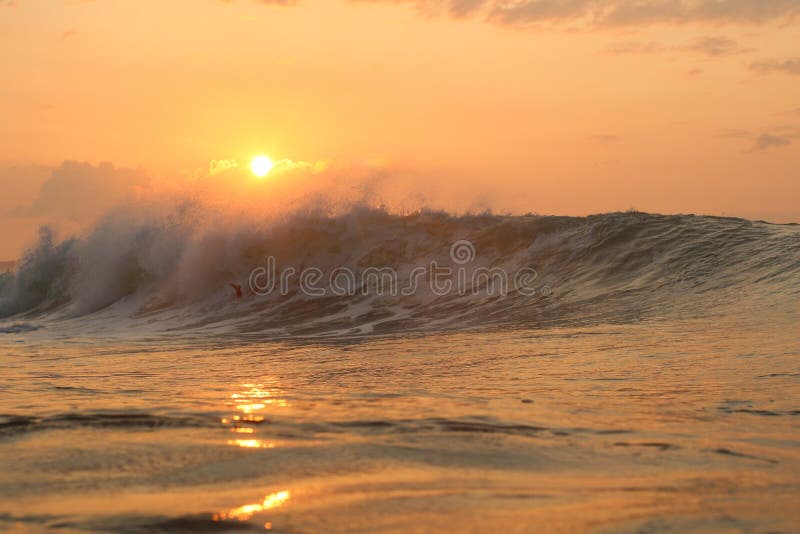 Land of the rising sun, Japan ocean sunrise along the Pacific coast