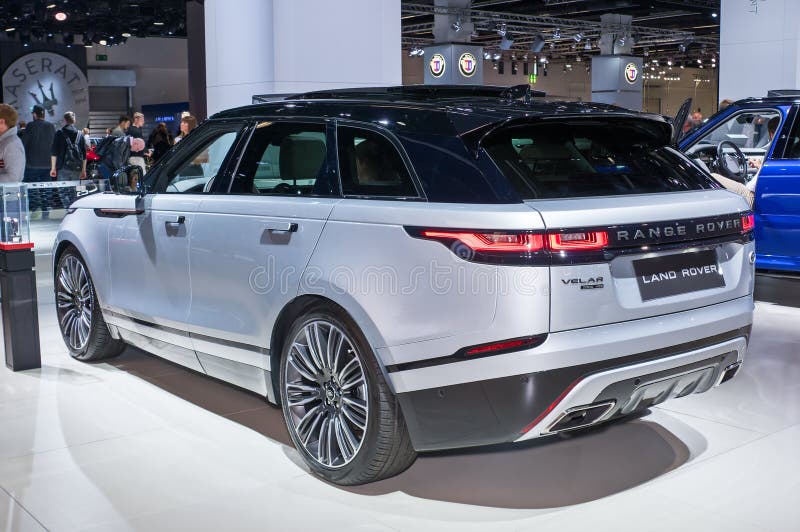 Land Rover Range Rover Velar stockfotos Land Rover Range Rover Velar stockfotos