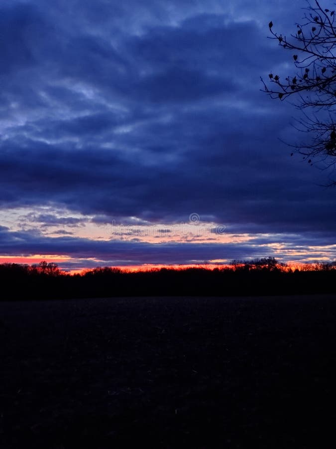 Land Sunset arkivfoto. Bild av land, natur, härlig 169016538