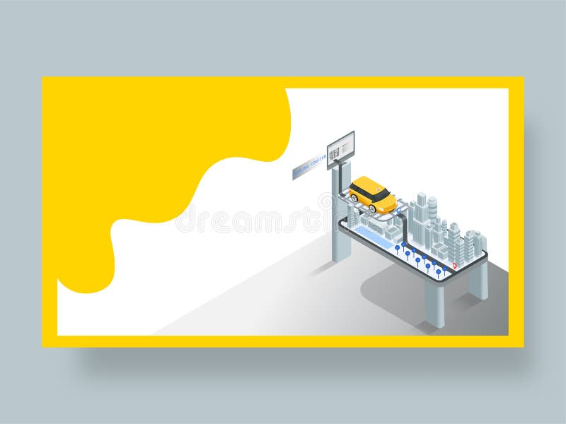 Landa sidan för online-taxibokningprocess och betalning till och med designen för begrepp för debiteringkort stock illustrationer Landa sidan för online-taxibokningprocess och betalning till och med designen för begrepp för debiteringkort stock illustrationer