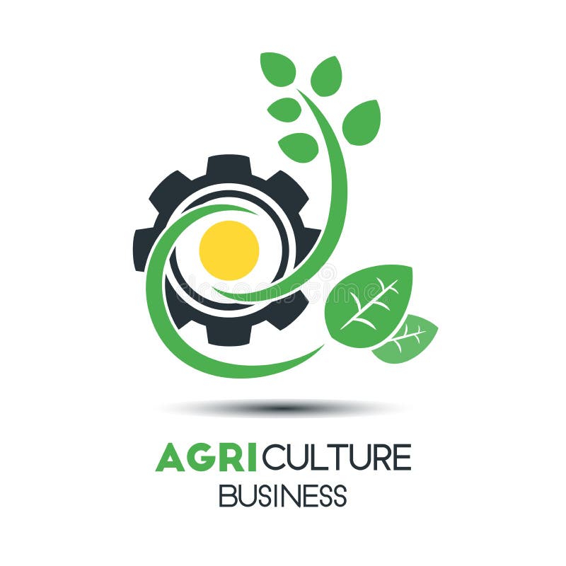 Landbouwzaken Vectorlogo template Groen Blad met Twee B vector illustratie Landbouwzaken Vectorlogo template Groen Blad met Twee B vector illustratie