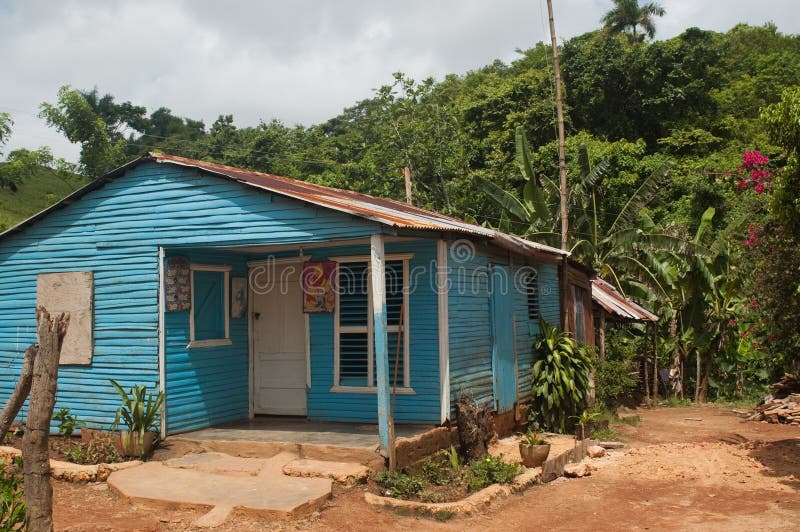 Rural house near Samana in the Dominican Republic. Rural house near Samana in the Dominican Republic