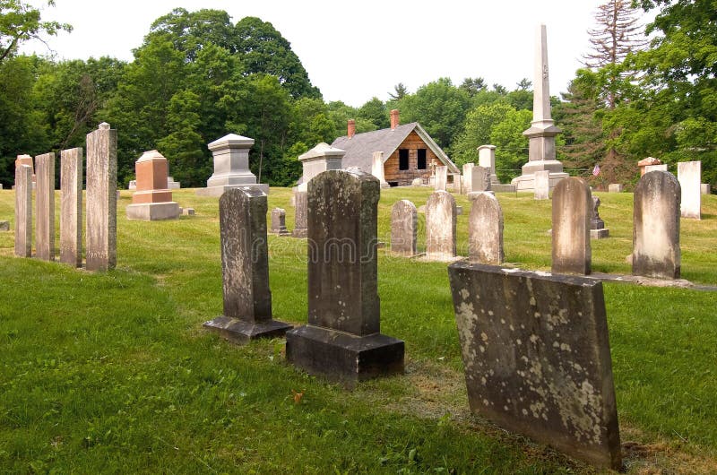 Cemetery dating back to the civil war in New Hampshire. Cemetery dating back to the civil war in New Hampshire