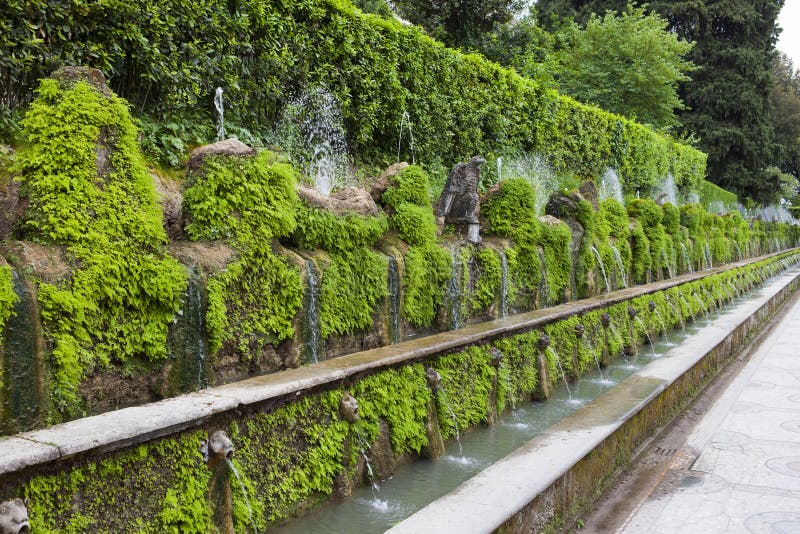 Landhaus d ‚Este16th-century Brunnen und Garten, Tivoli, Italien Der meiste populäre Platz in Vietnam stockfotos Landhaus d ‚Este16th-century Brunnen und Garten, Tivoli, Italien Der meiste populäre Platz in Vietnam stockfotos