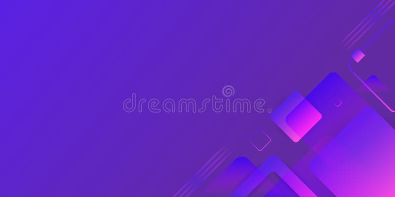 Landing Page Purple Background Template Design with Modern Shape and Simple  Technology Concept, Vector Illustration for Banner, Stock Illustration -  Illustration of layout, element: 231883974