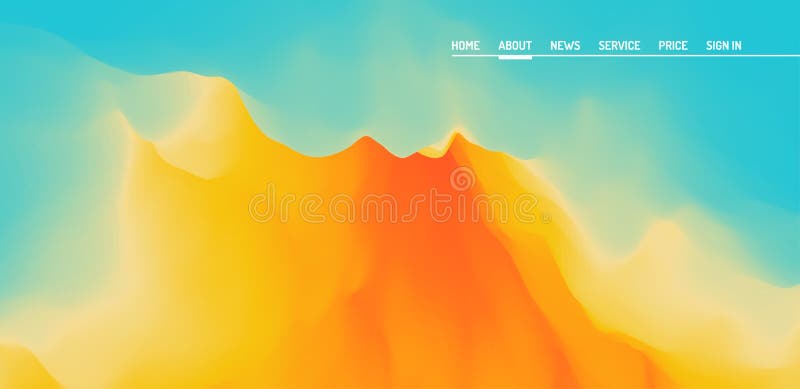 Landing page for website and mobile app. Modern abstract style. Vector web site design template stock illustration Landing page for website and mobile app. Modern abstract style. Vector web site design template stock illustration