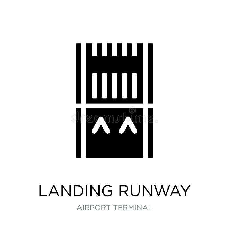 landing runway icon in trendy design style. landing runway icon isolated on white background. landing runway vector icon simple royalty free illustration landing runway icon in trendy design style. landing runway icon isolated on white background. landing runway vector icon simple royalty free illustration