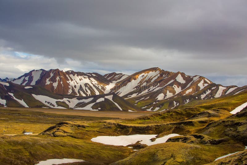 Landmannalaugar - erstaunliche Landschaft in Island lizenzfreies stockfoto Landmannalaugar - erstaunliche Landschaft in Island lizenzfreies stockfoto
