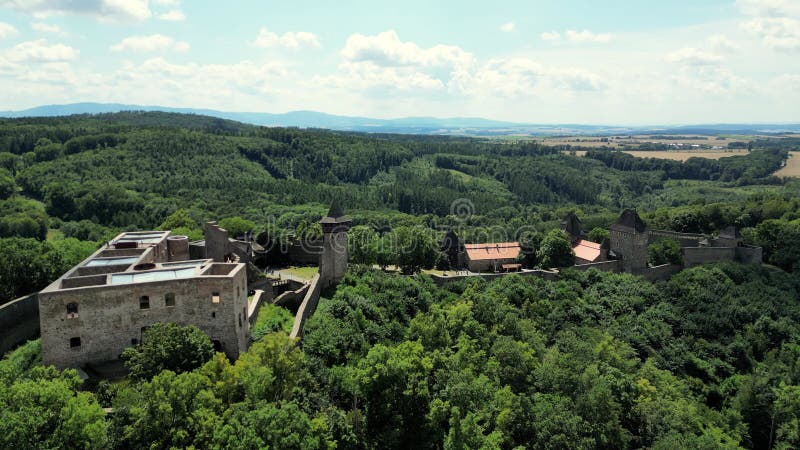 Helftyn Castle. Castle complex in the Czech Republic. In Tyn nad Becvou