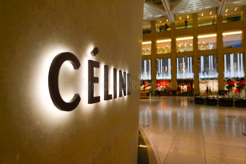 Logo sign of Celine on a wall of an old building located in downtown Bern,  Switzerland, March 2020. French luxury leather brand part of LMVH group  Stock Photo - Alamy