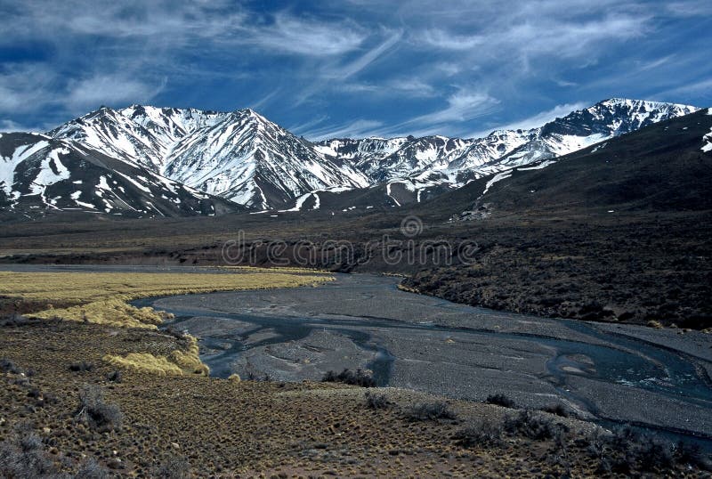 Landscape in the Andes,Mendoza,Argentina