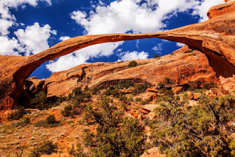 photo of landscape arch arches national park photo of landscape arch arches national park