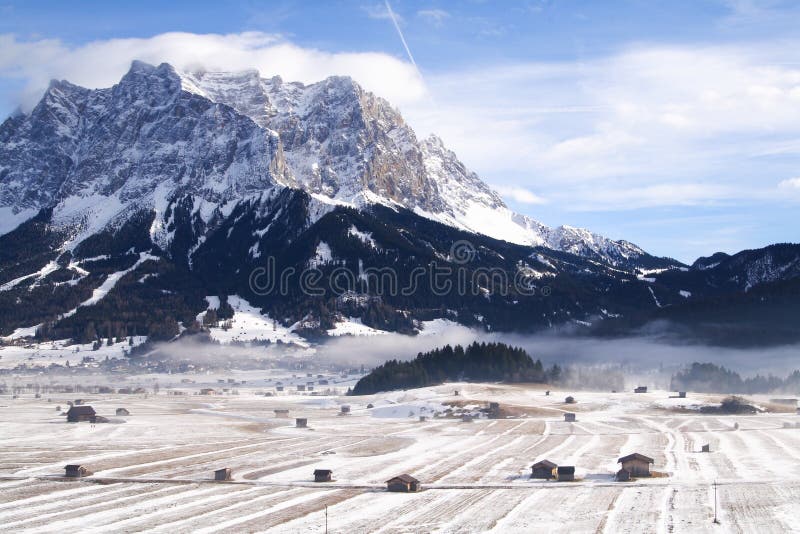 Landscape around the Zugspitze