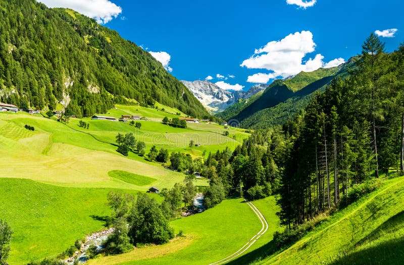 Landscape of the Austrian Alps Stock Image - Image of national, alps:  198419575