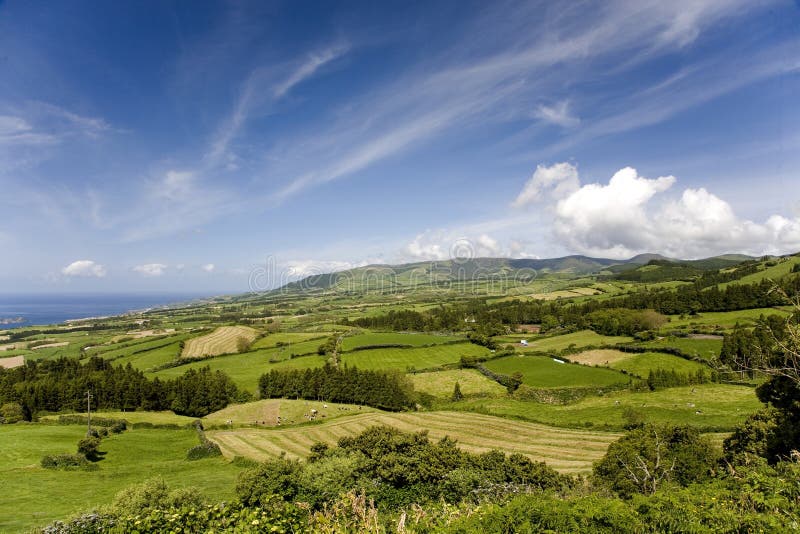 Landscape from Azores in Portugal