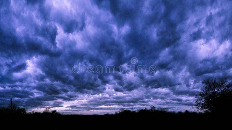 Landscape Background of Dark Cloudy Sky before a Thunder-storm Stock Photo  - Image of black, climate: 113521478