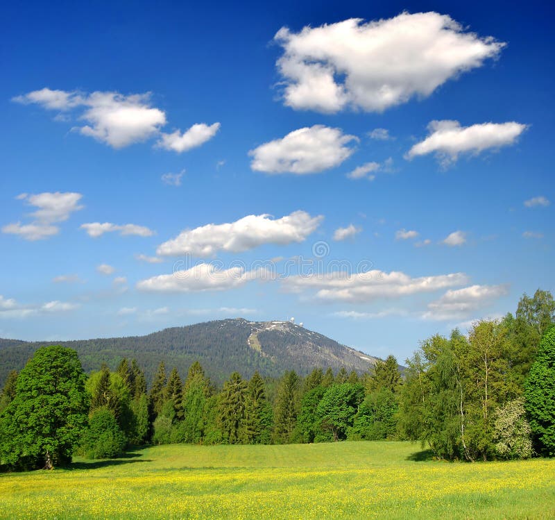 Landscape in Bavarian Forest