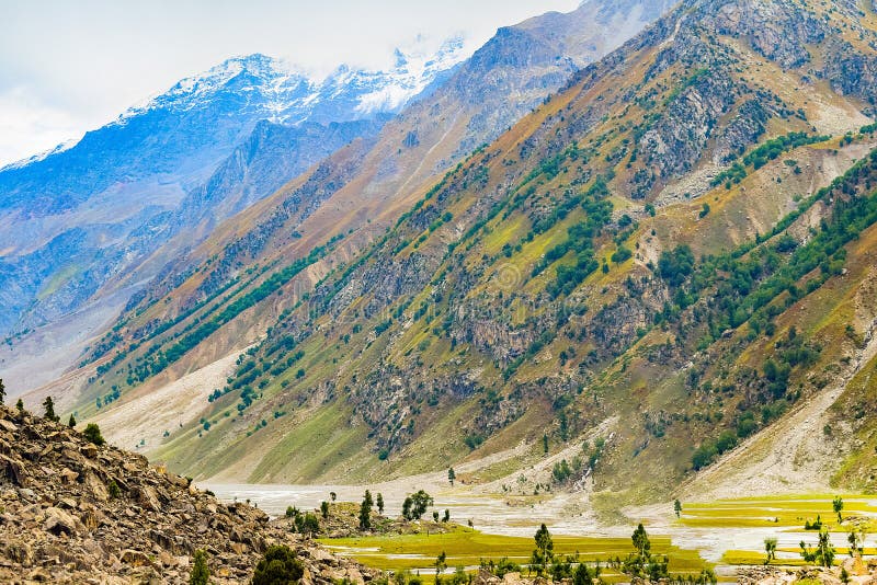 Landscape of beautiful mountains and vallies of northern areas of pakistan stock photography Landscape of beautiful mountains and vallies of northern areas of pakistan stock photography