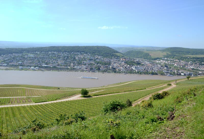 Landscape bingen rhin