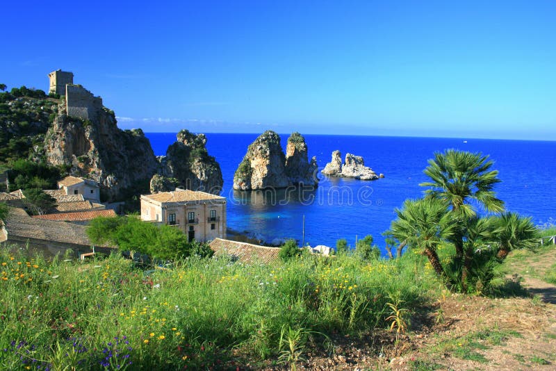 Landscape, Blue Mediterraneo royalty free stock images Landscape, Blue Mediterraneo royalty free stock images