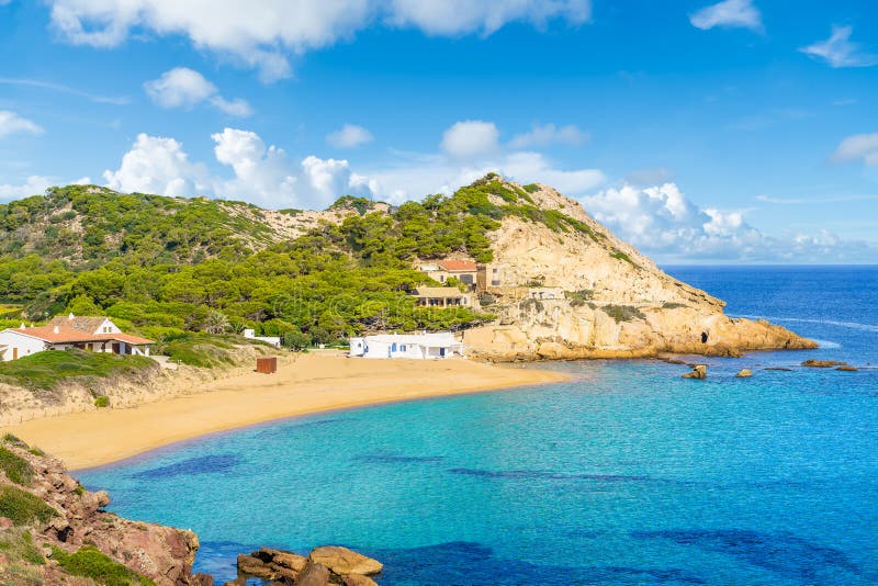 Landscape with Cala Pregonda beach, Menorca
