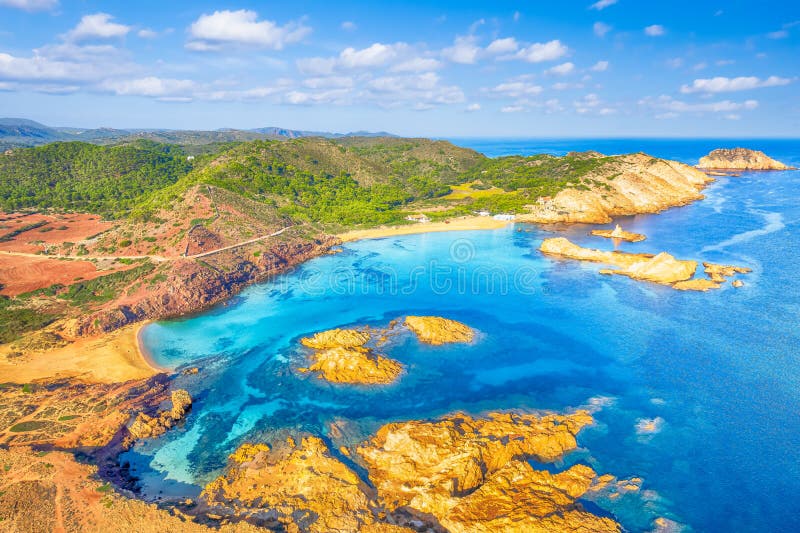 Landscape with Cala Pregonda , Menorca island, Spain