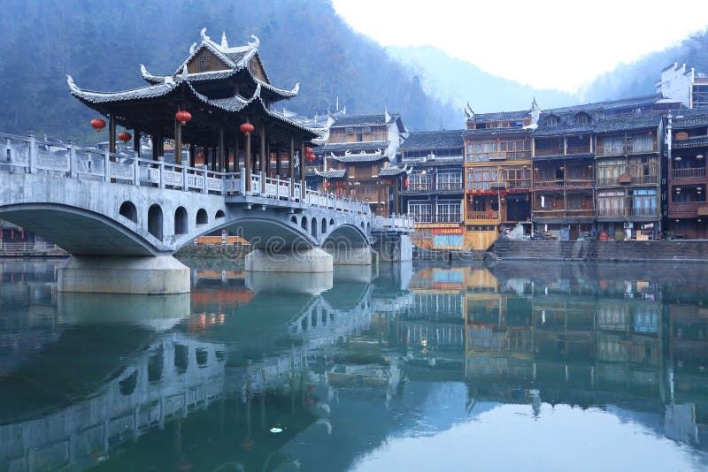 Landscape of Chinese historic town
