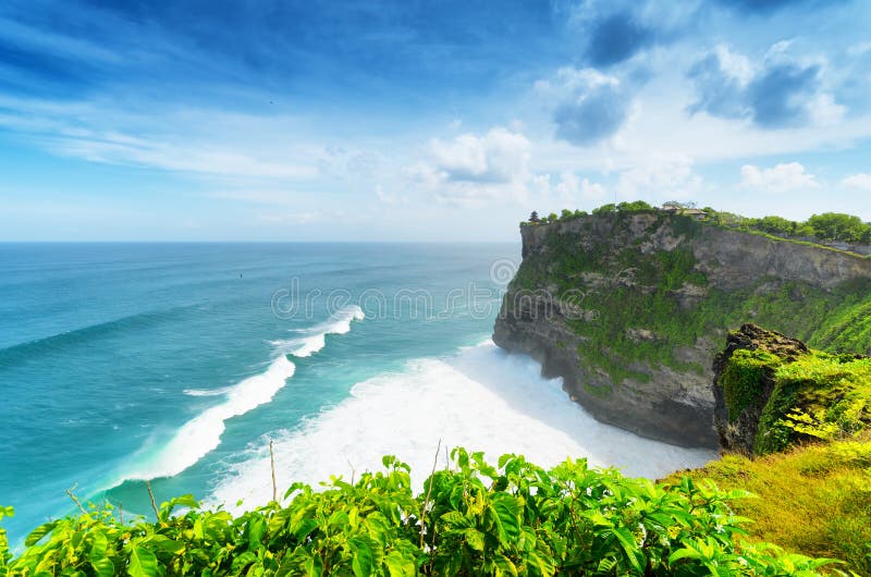 Coast at Uluwatu temple, Bali, Indonesia stock image Coast at Uluwatu temple, Bali, Indonesia stock image