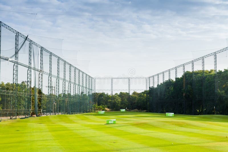 Golf course driving range stock photo Image of ball 103078220