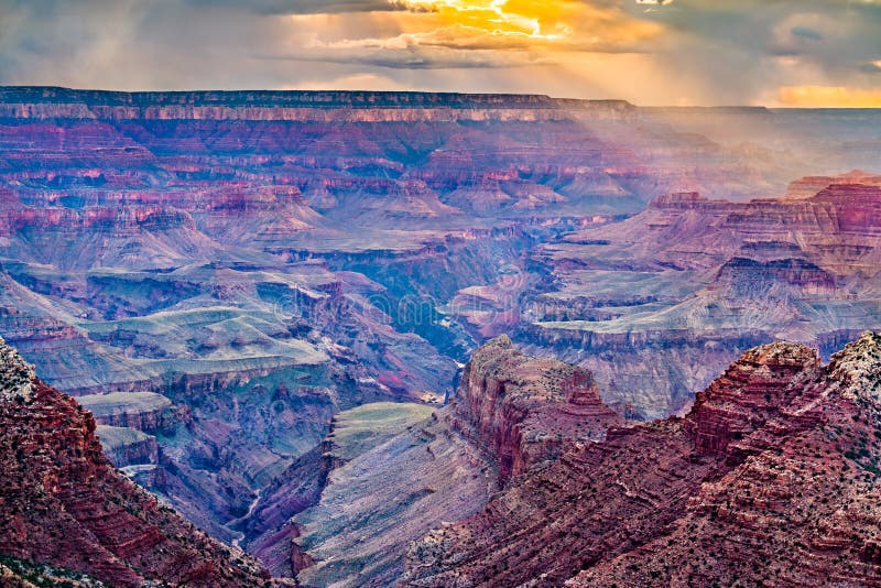 Landscape of the Grand Canyon in Arizona, USA