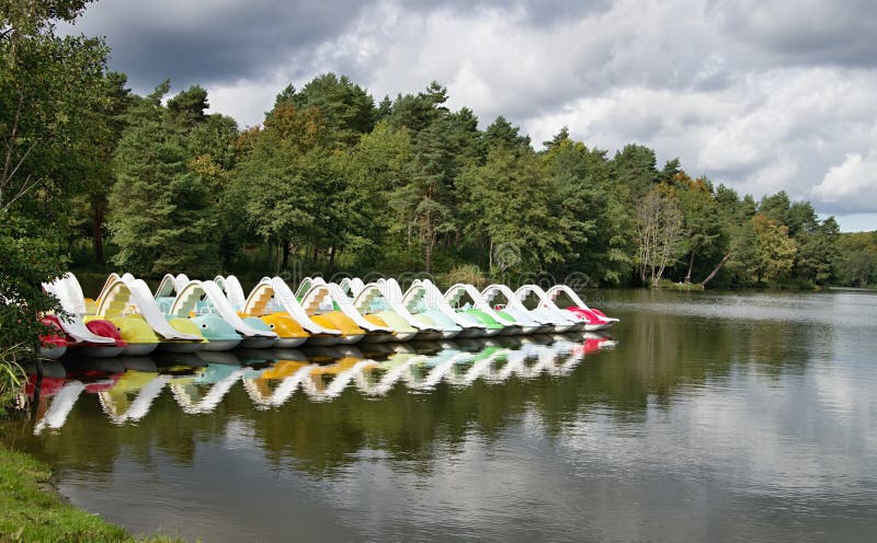 Autumn landscape with a lake Duchonka