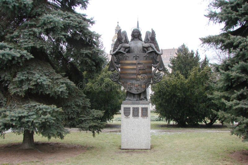 Panoráma historickej časti centrálneho obvodu mesta Košice na Slovensku.