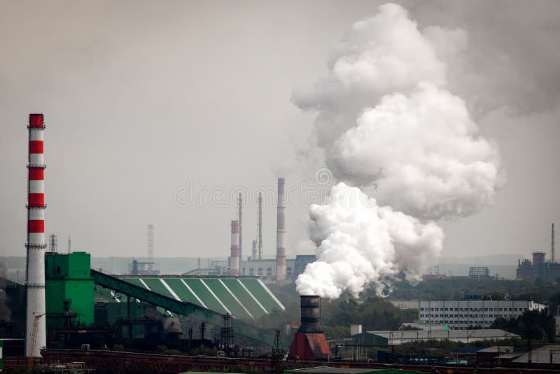 The landscape of a huge industrial city royalty free stock photography The landscape of a huge industrial city royalty free stock photography