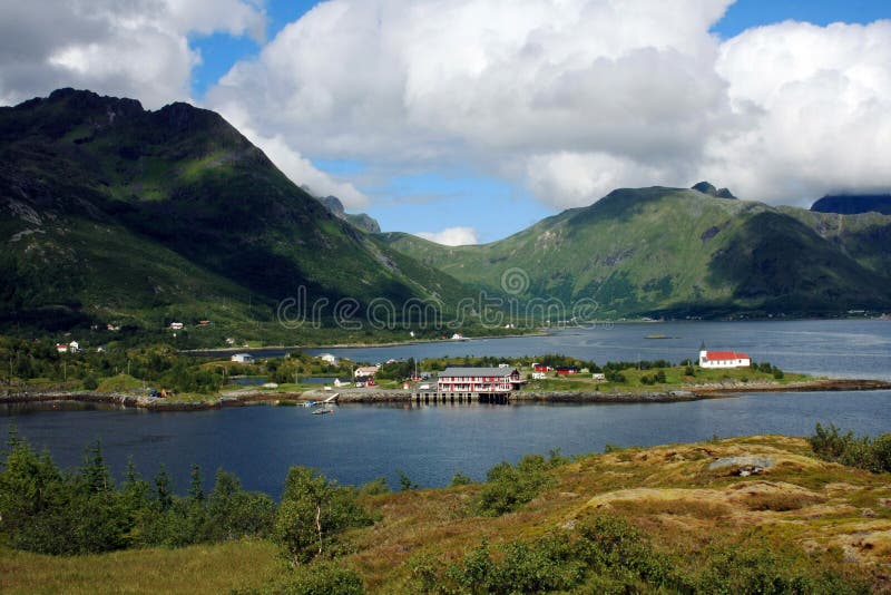 Landscape on Lofoten islands