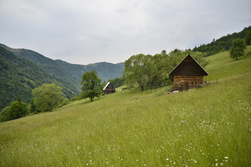 Obrázok prevzatý na Valea Ierii obce, Sedmohradsku, v Rumunsku, v Európe.