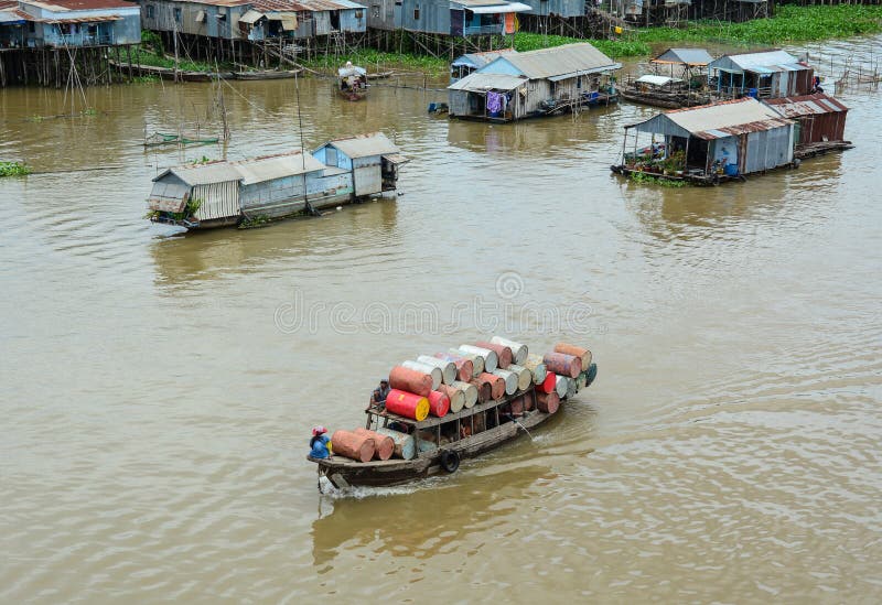 Landscape of Mekong River in Southern Vietnam stock image Landscape of Mekong River in Southern Vietnam stock image