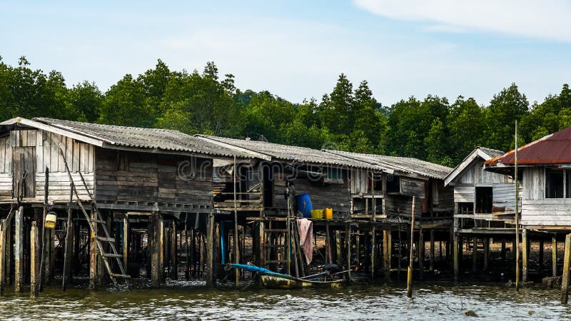 Landscape of Moken village at Thailand