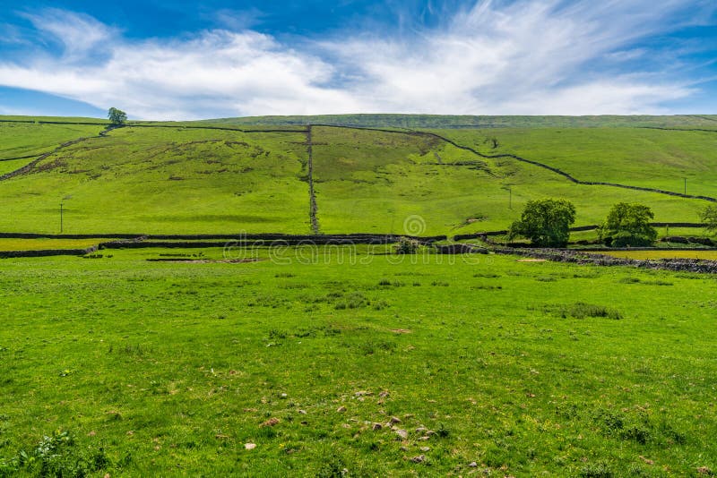 Landscape in North Yorkshire, England, UK