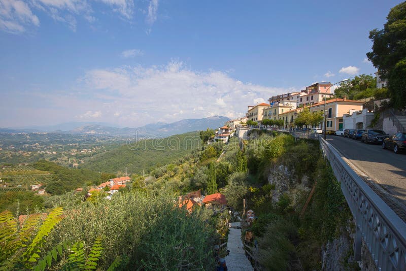 Landscape at Picinisco, a small town belonging to the Valle di Comino and to the National Park of Abruzzo, Lazio and Molise. royalty free stock images Landscape at Picinisco, a small town belonging to the Valle di Comino and to the National Park of Abruzzo, Lazio and Molise. royalty free stock images