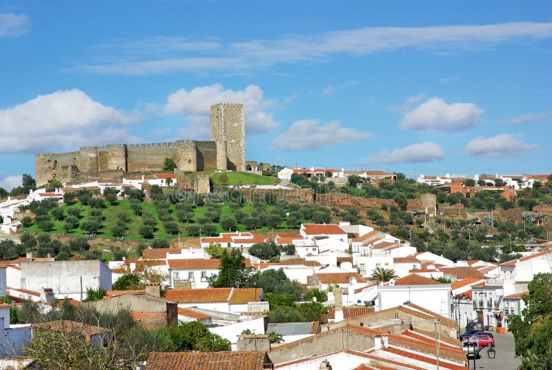 Landscape of Portel vilage.