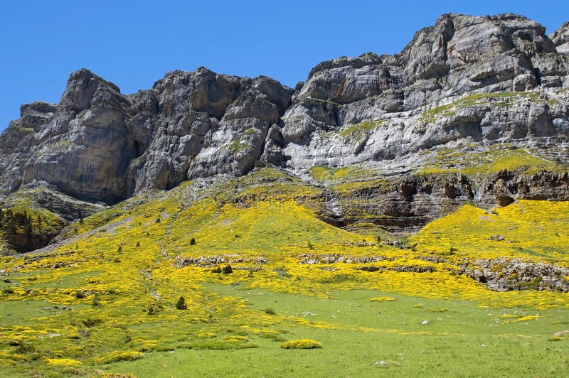 Landscape in Pyrenees, Spain royalty free stock photo Landscape in Pyrenees, Spain royalty free stock photo