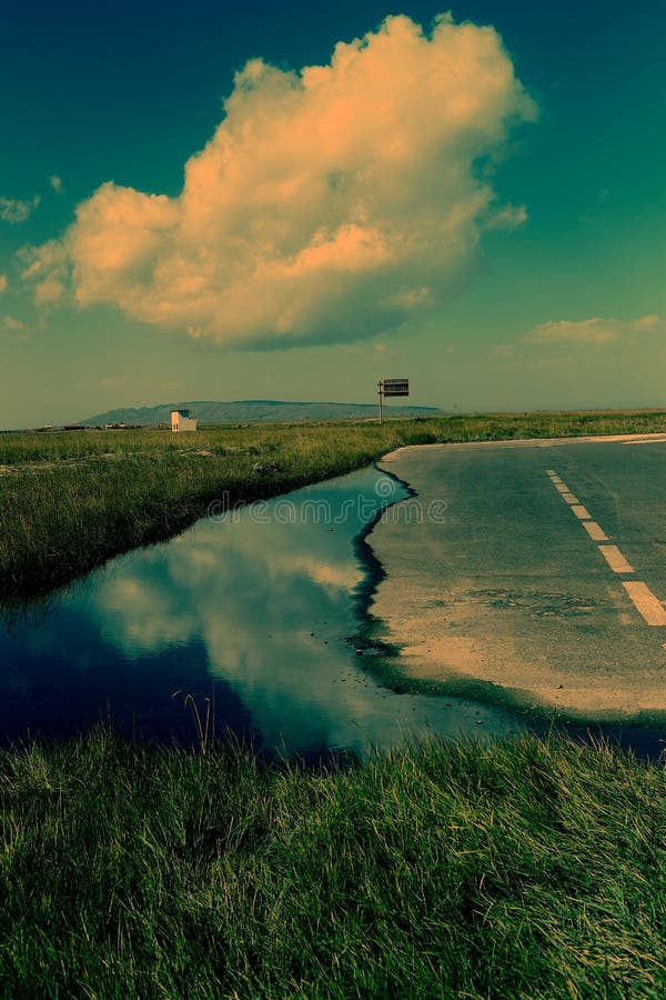 Landscape of Qinghai Lake