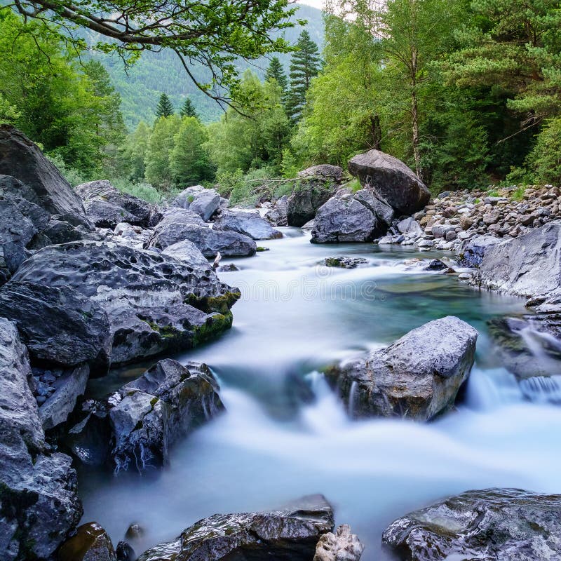 Landscape Sea Silky Water In Arnao Asturias Stock Image Image Of