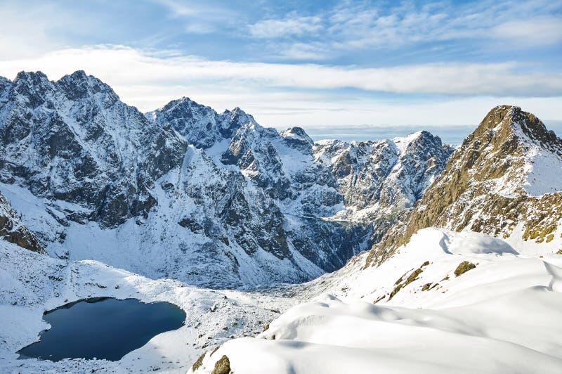 Landscape in Slovak High Tatras