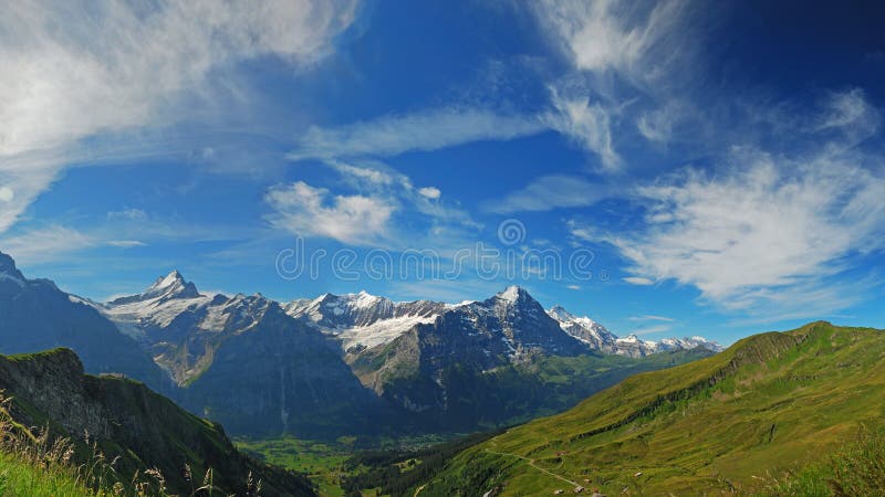 Landscape of the snow mountain