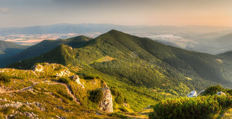 Landscape at sunset